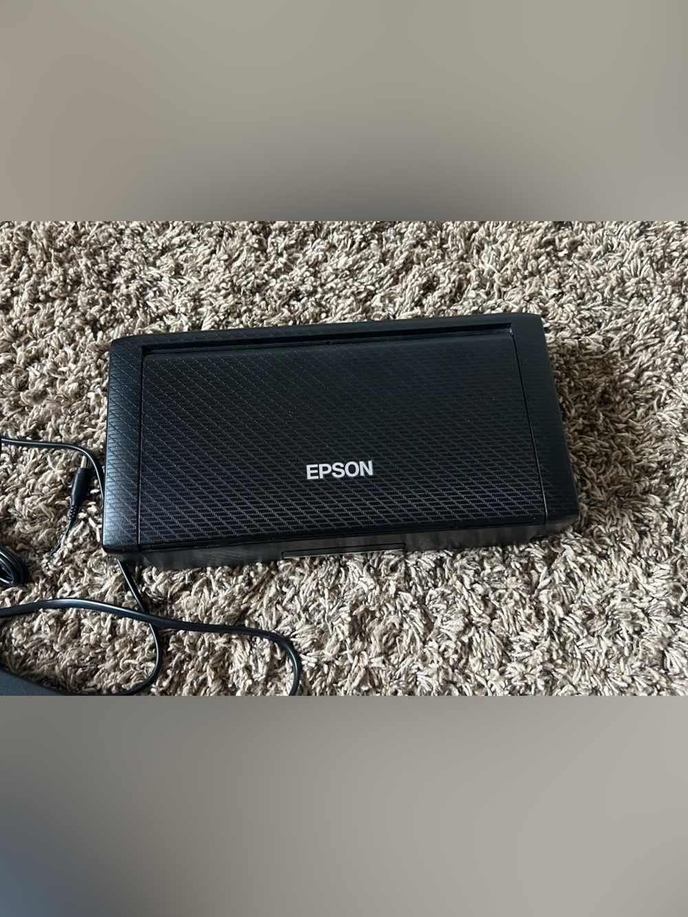 Epson Black Portable Printer USB-Powered